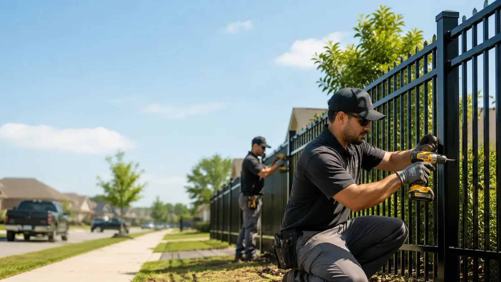 Metal Fence Installation in Wiota, IA